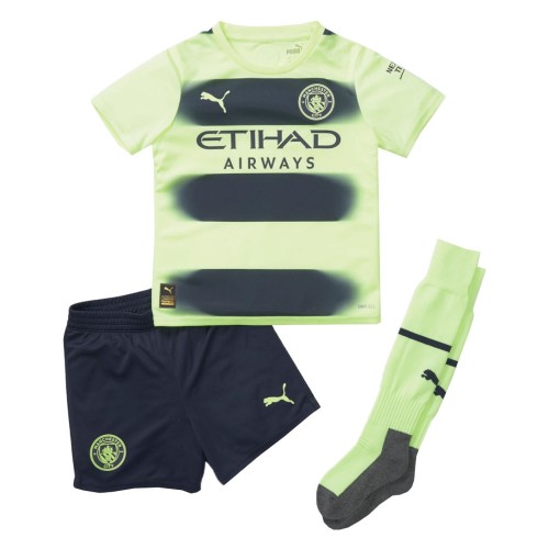 Manchester City Erling Haaland #9 kläder Barn 2022-23 Tredje Tröja Kortärmad (+ korta byxor) Manchester City Erling Haaland #9 kläder Barn 2022-23 Tredje Tröja Kortärmad (+ korta byxor)